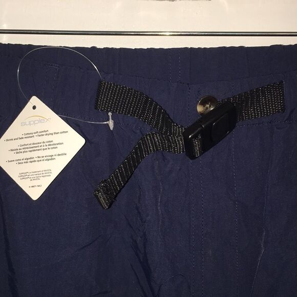 Blue Nylon Travelsmith 2 in 1 convertible pants S - Picture 2 of 6